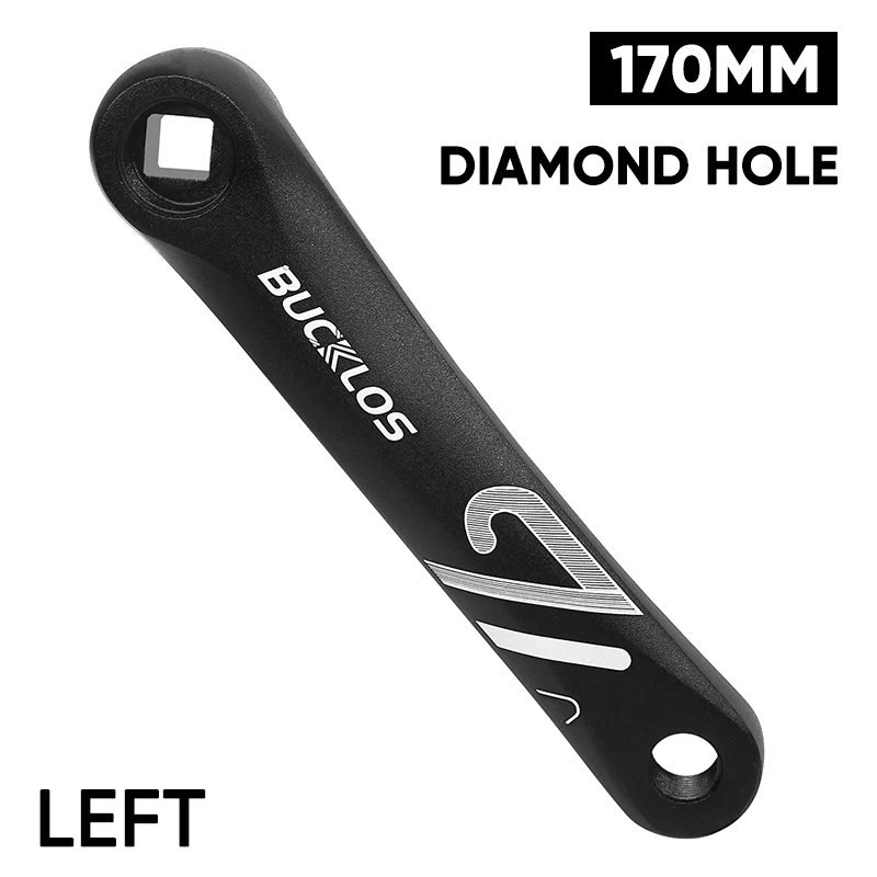 BUCKLOS Fiets Crankarmen Aluminium Fiets Spinning Cranks 152mm 170mm 175mm Fiets Repareren Cranks Armen MTB fiets Deel