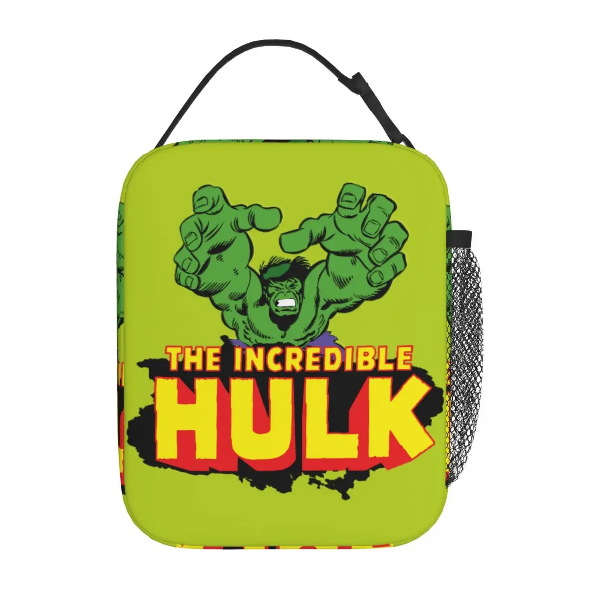 The Incredible Hulk Logo Insulated Lunch Bags Thermal Bag  Lunch Container Leakproof Tote Lunch Box Men Women Office Travel