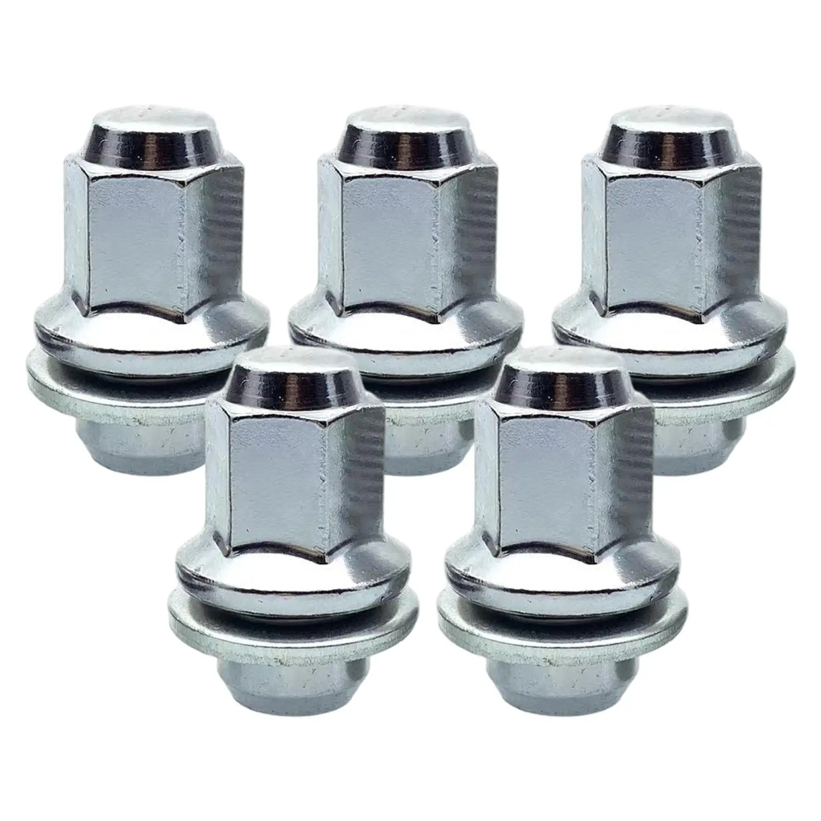 5Pcs Car Wheel Lug Nut Set Stainless Steel Fit for Jaguar XF XJ C2C35294 M12 x 1.5 Wheel Tire Lug Nut Parts Replace