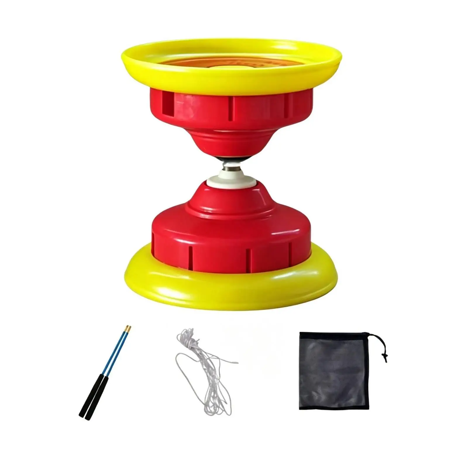 Smooth Spinning Diabolo with Triple Bearing and Wide Rim for Easy Catching