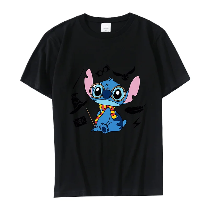 Women's T Shirt Magic Disney Stitch Printed Summer Fashion Girl T-shirt Casual Short Sleeve Female Clothing Top Tee T-shirt