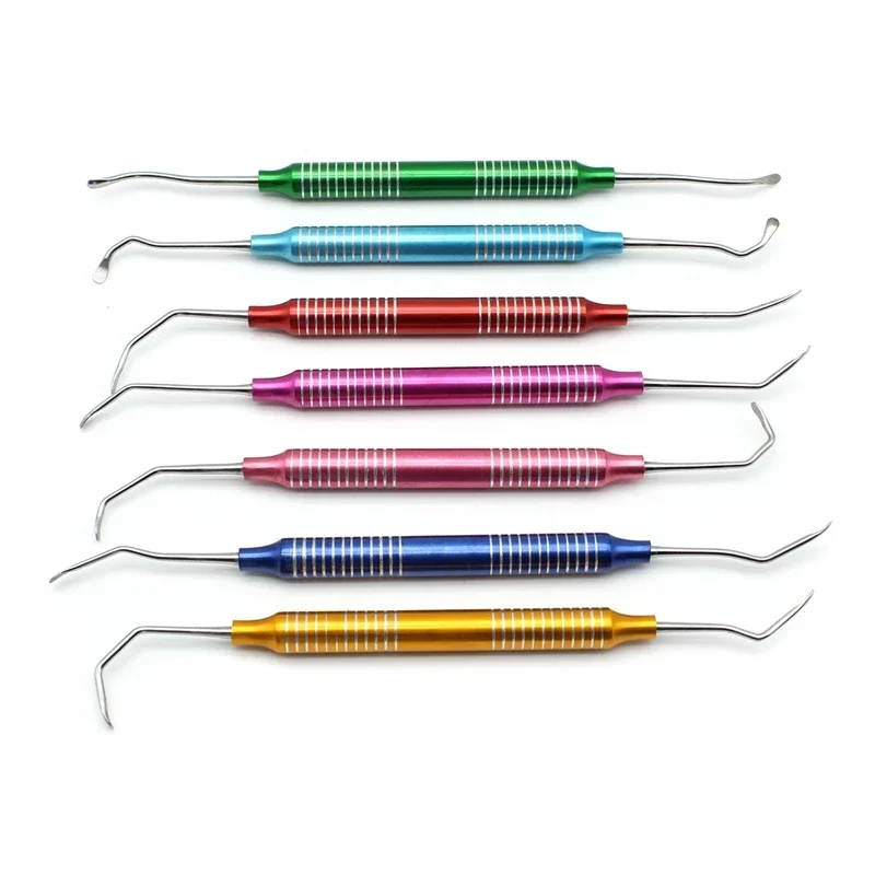 3Sets Double Ends Dental Sinus Lift Lifting Tool Dental Lift Elevator Instrument Stainless Steel Tools 7Pcs/set