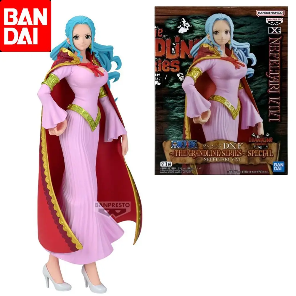 

Bandai Original One Piece Dxf The Grandline Series Special Nefeltari Vivi аниме фигурки игрушки для мальчиков и девочек подарки для детей