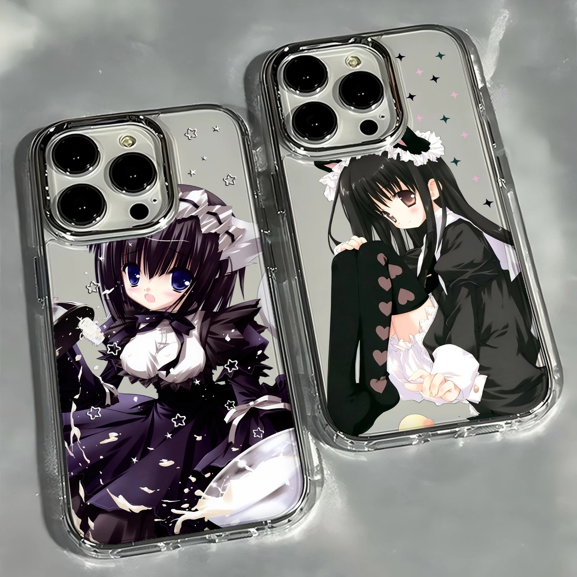 Google Pixel 9 - Casing Ponsel Anime Maid Girl Y2K