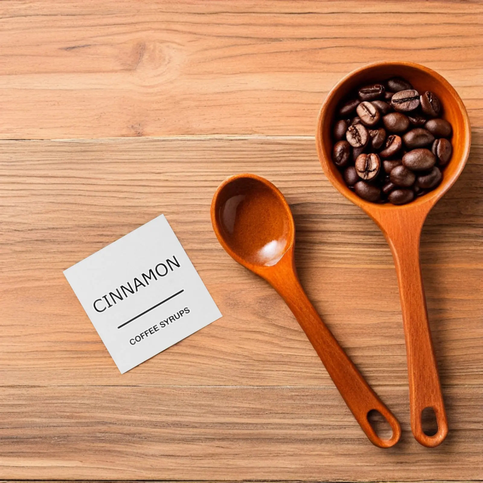 5Sets Coffee Syrup Waterproof Writable Labels Minimalist Kitchen Canister Stickers Coffee Sugar Tea Flour Syrup Dispenser