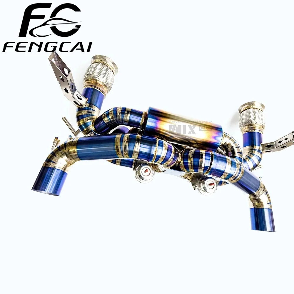 

High-performance exhaust catback for2021-2024Lamborghini Huracan STO 5.2l V10stainless steel valve exhaust pipe muffler retrofit