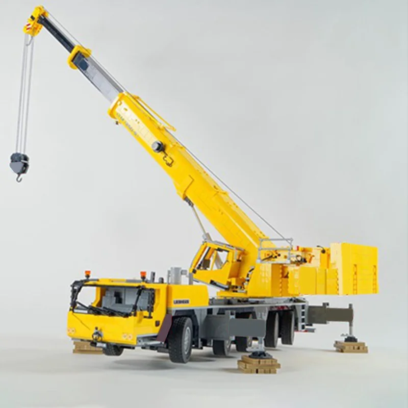4599 قطعة MOC Liebherr LTM 5 1 النموذج الفني اللبنات العمارة اللعب DIY بها بنفسك الإبداعية هدية الكريسماس التعليم الطوب الاطفال #4
