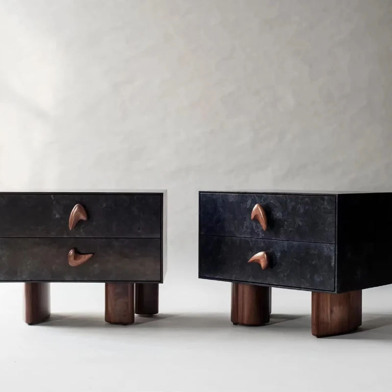 

Vintage Style 2 Drawer Bedside Tables Modern Lockers Bedroom Furniture Premium Bedside Tables