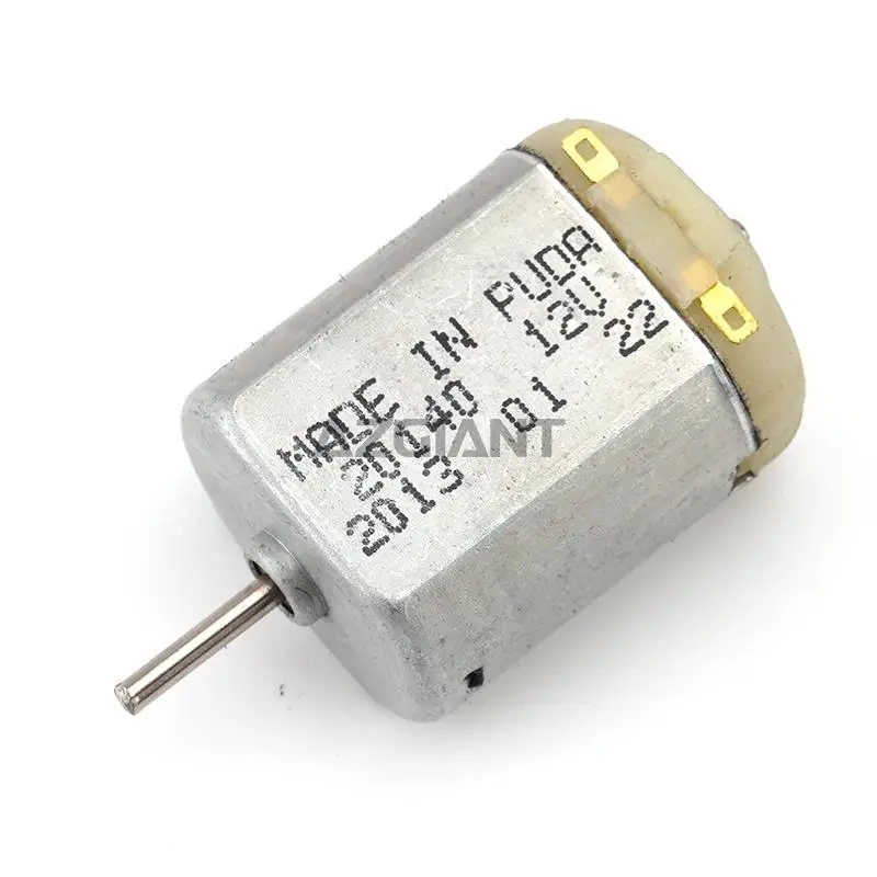 2/5/10 pcs DC 12V Car Door Lock Motor Diy Toys Electric Metal Engine Overall length 46.1mm 10.8mm shaft diameter 2mm Round axis