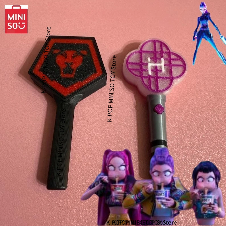 

Rumi Cosplay Sword Demons Hunter KPop 3D Printed Light Purple Scalable Swords Knife Ornament for Girls Group Props Accessories