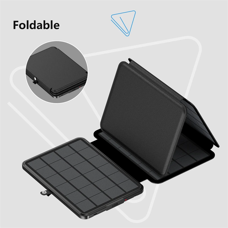 

Magnetic Wireless Solar Power Bank with Foldable 4-7 Solar Panel Fast Charging Magsafe Powerbank for iPhone Xiaomi Spare Battery