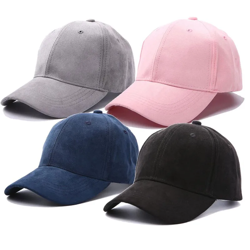 Practical Solid Snapback Tennis Caps Women Summer Autumn Gorra Cap Street Hip Hop Caps Suede Hats Ladies Baseball Cap