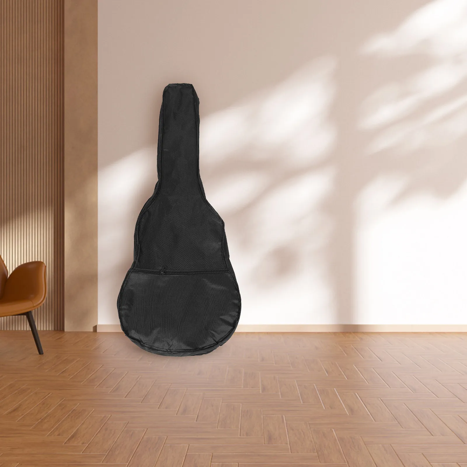 2Pcs Guitar Bag Acoustic Guitar Storage Case Waterproof Oxford Cloth Travel Friendly Lightweight 38 Inch Folk Ukulele Protector