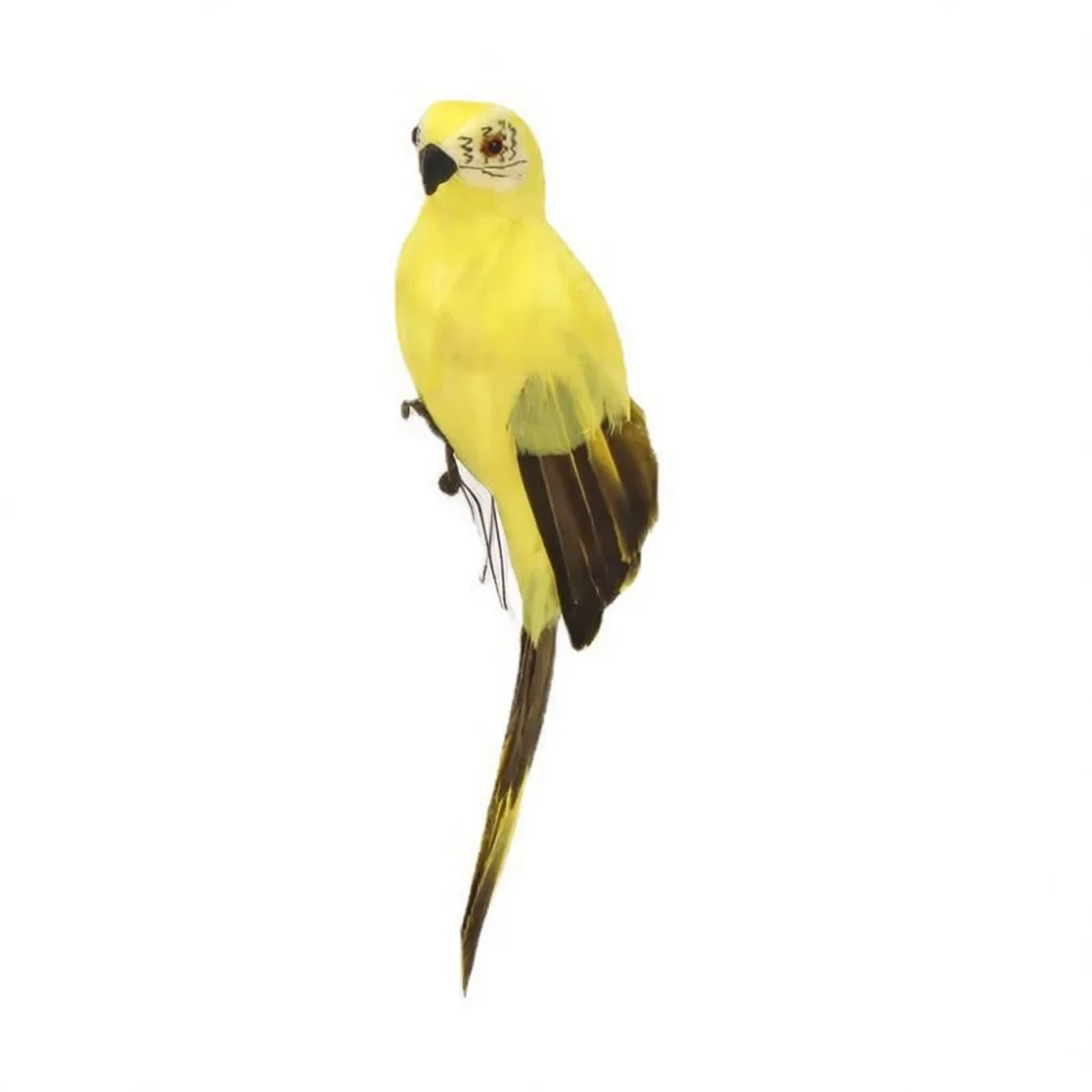 Decorative Simulation Parrot Figurine Realistic Animal Ornament For Garden Yard Tree Display Home Interior Modern Decoration
