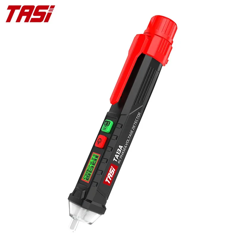 

For Sea Shipping, CustomizedTASI TA13A 3-in-1 Non-Contact Voltage Tester AC 12V-1000V Circuits Detector with Phase Sequence Pen
