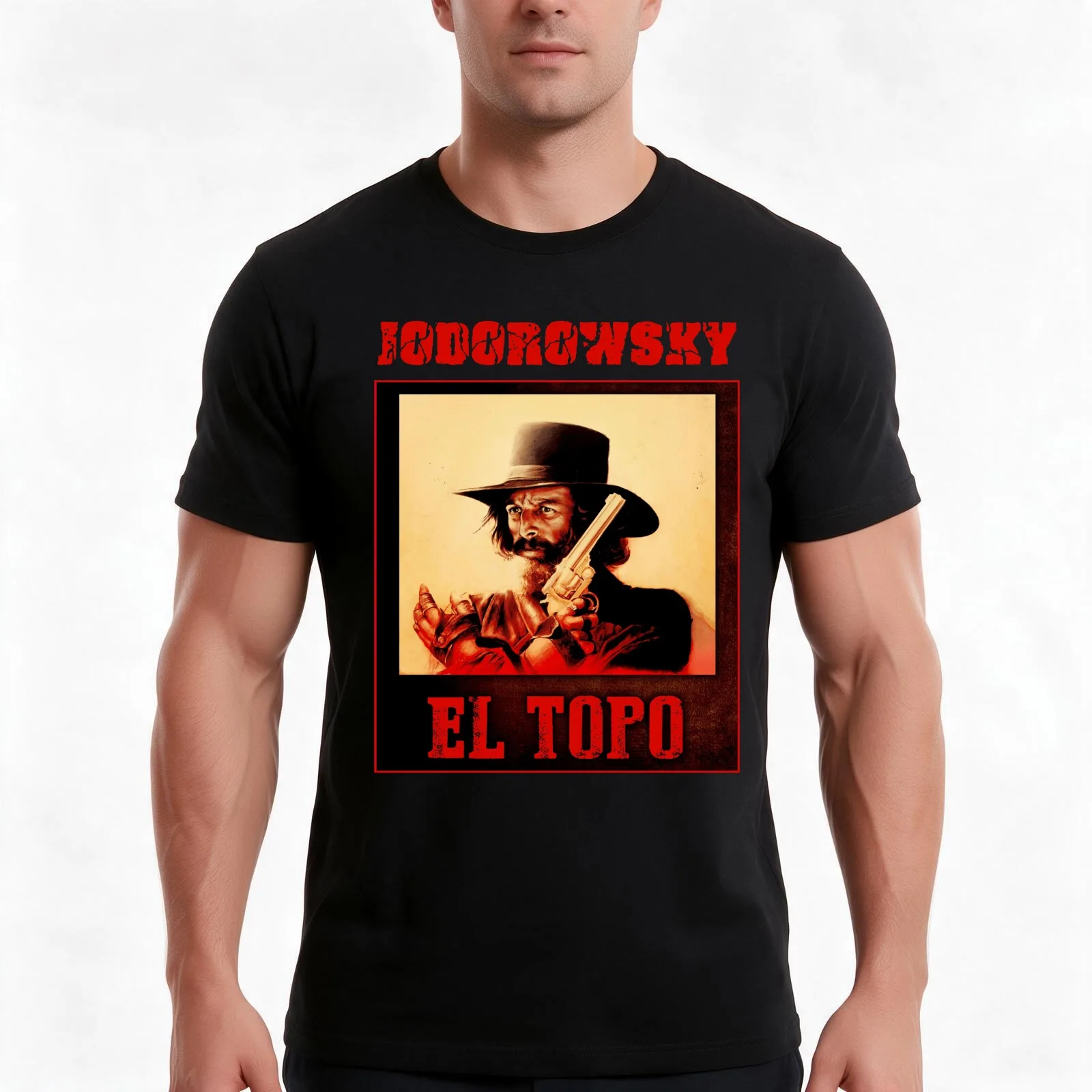 El Topo (Alejandro Jodorowsky) T-Shirt Summer Casual Cotton Tee Oversized Streetwear Tops Vintage Graphic Print 100% Cotton