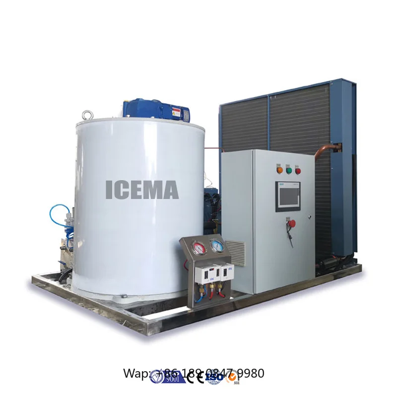 【Nouveau】 Machine à glace en flocons industrielle de 300 kg à 40 tonnes pour la pêche, le transport et la conservation des aliments
