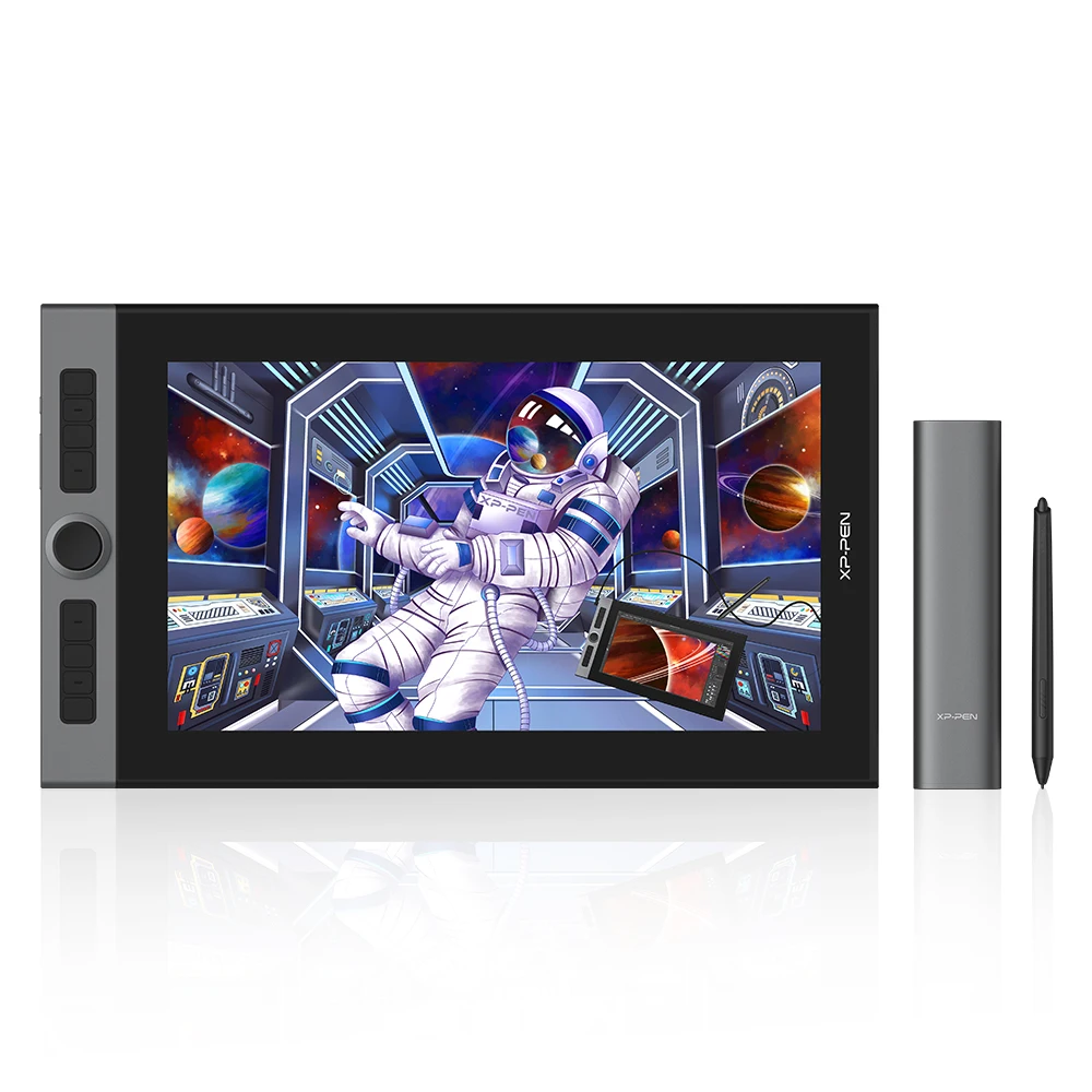 XPPen Artist Pro 16 Grafiktablett-Monitor mit X3 Smart Chip Stifttablett Zeichenmonitor 15,6 Zoll 133% sRGB für Windows Mac