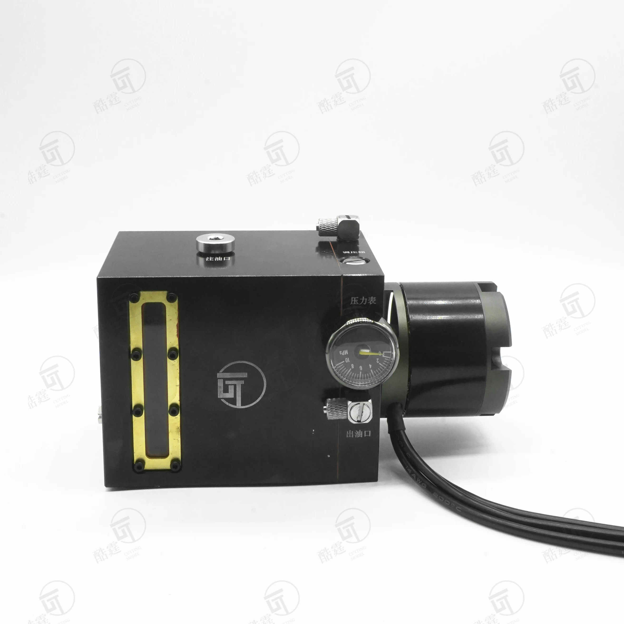 ปั๊มแบบรวม CUT Modl พร้อมถังน้ำมันในตัว, หัวปั๊มนำเข้าจากอิตาลีรุ่น CUT-YTB02 สำหรับรถขุดไฮดรอลิกแบบ RC