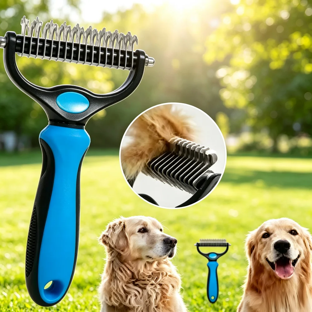 Cat and Dog Cleaning and Grooming Set: Pet Nail Clippers, Unknotting Combs, File Tools, Cleaning Tools. Popular Pet Cleaning Set