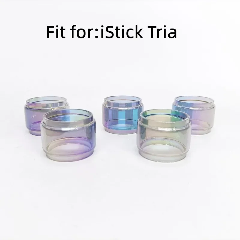 

3PCS Semirainbow Bubble Glass Tube For Eleaf iStick Tria Machine Accessories