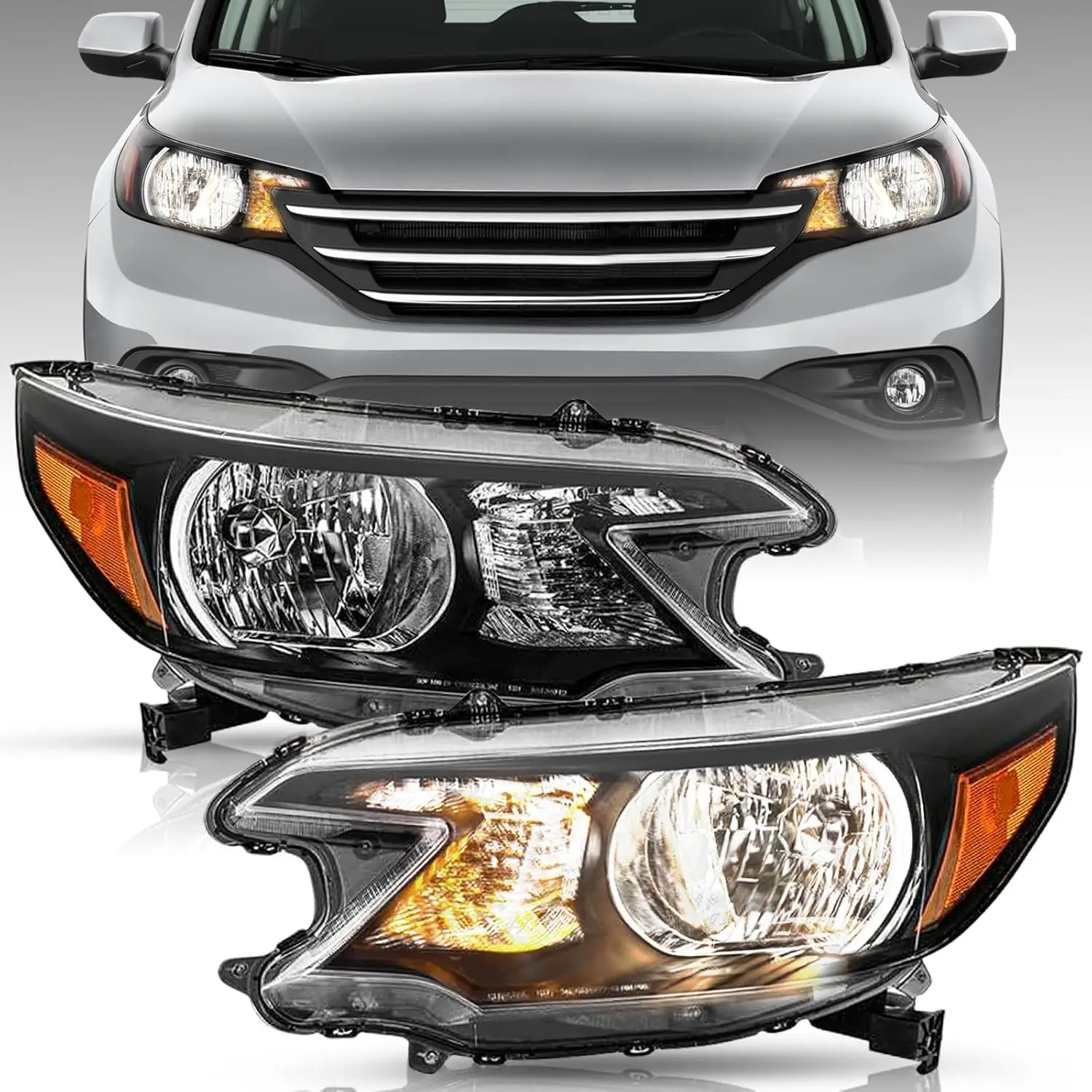 

OE-стиль в сборе, подходит для галогенных фар Honda CR-V 2012-2013 2014, комплект (L + R)