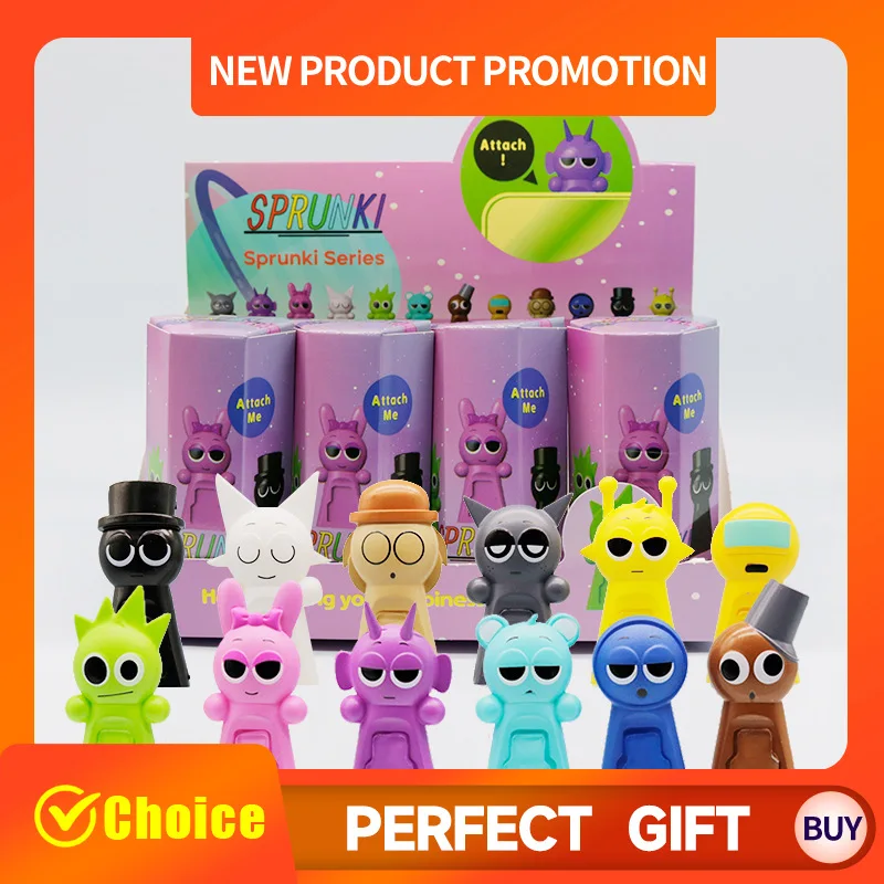 

New Sprunki Sonny Angel Figures Toys Sprunki Blind box Anime Action Sprunki Game Cartoon Children Birthday Gifts Toys