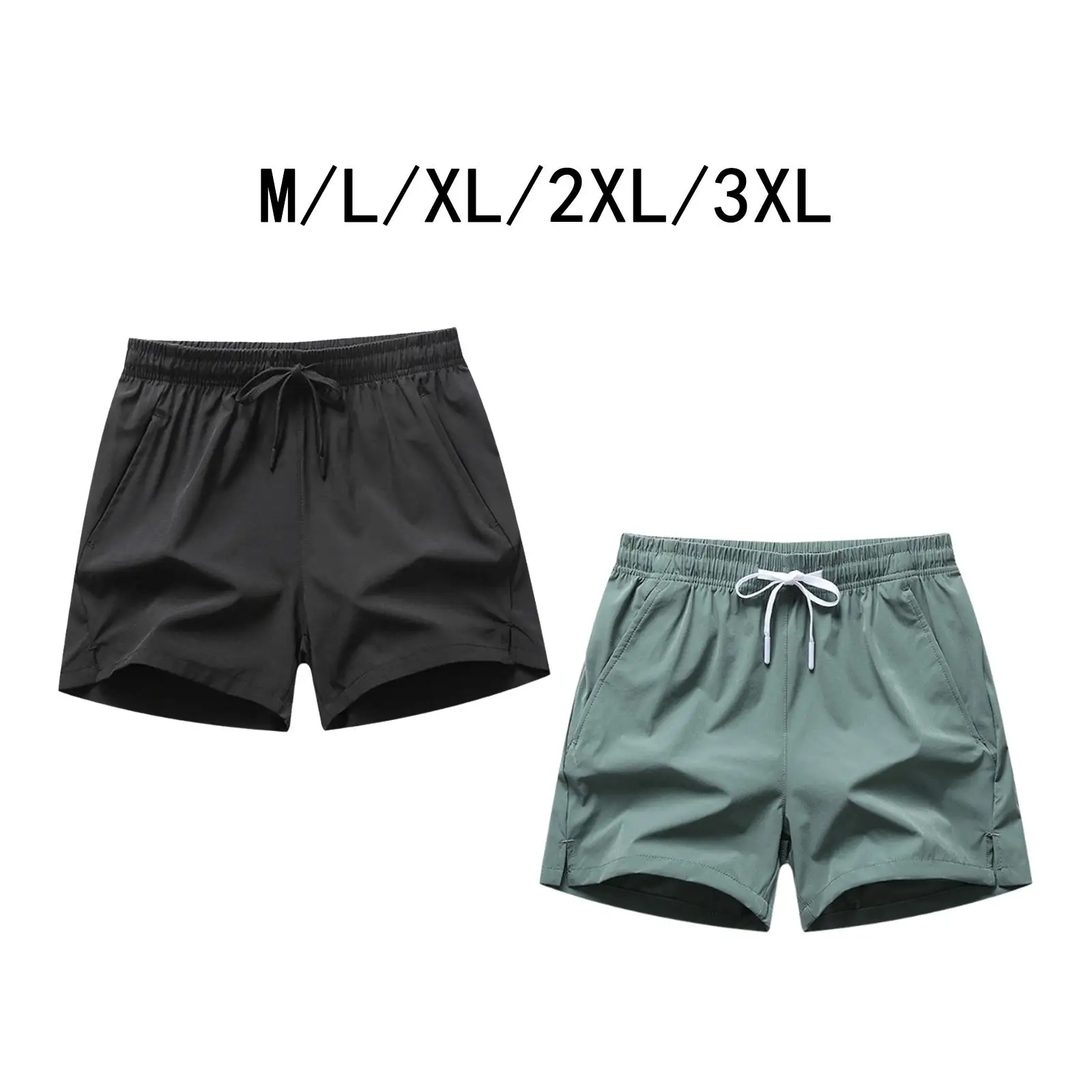 

Unisex Active Shorts with Pockets Breathable Quick Dry Comfortable Training Shorts for Fitness Training Gym Jogging Bodybuilding