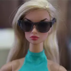 Fashion Doll Sunglasses For 30cm Doll for 1/6 Doll Necklaces Crown Jewelry Clothes Accessories Doll Eyeglasses Kid Gift DIY Toy
