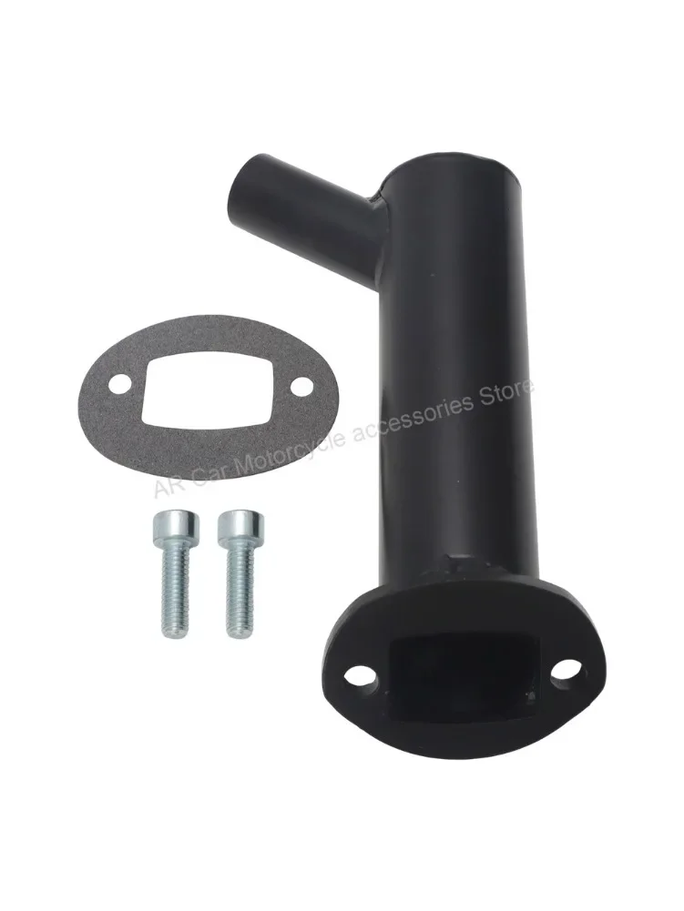 Schalldämpfer für Husqvarna Kettensäge 555xp 560xp 562xp XP 555 562 560 Auspuff-Kit mit Doppelrohr, Dichtung & Schrauben