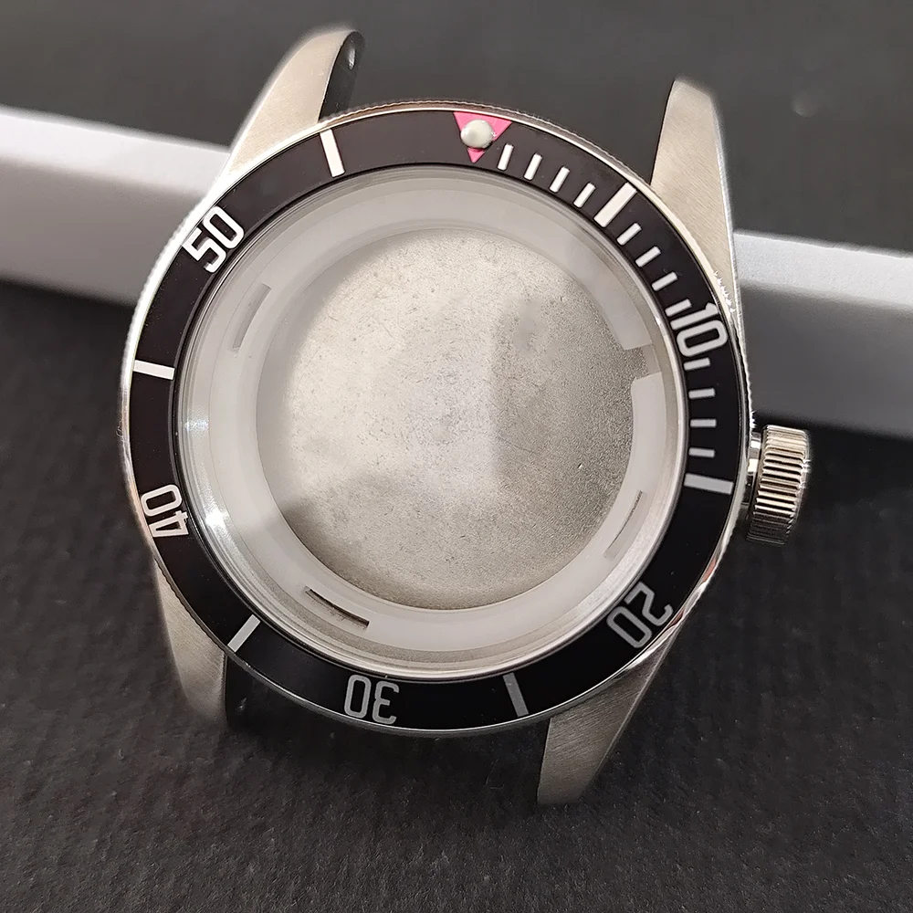 

41mm For 8215 Mechanical Automatic Movement Watch Stainless Steel Case Suitable For 39.5mm Watch Beze Sapphire Glass Cases