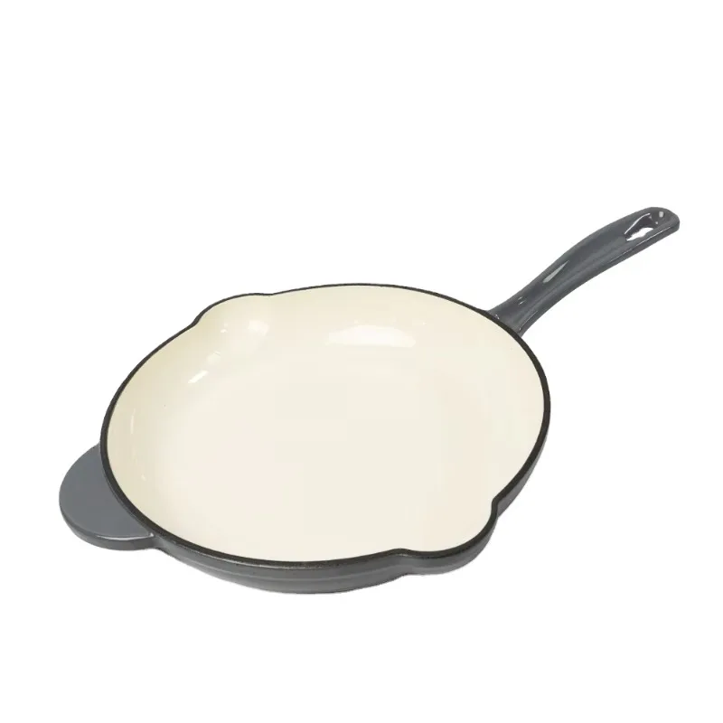 

Eco-friendly non-stick cast iron cooking frying pan set enamel coated frying pan