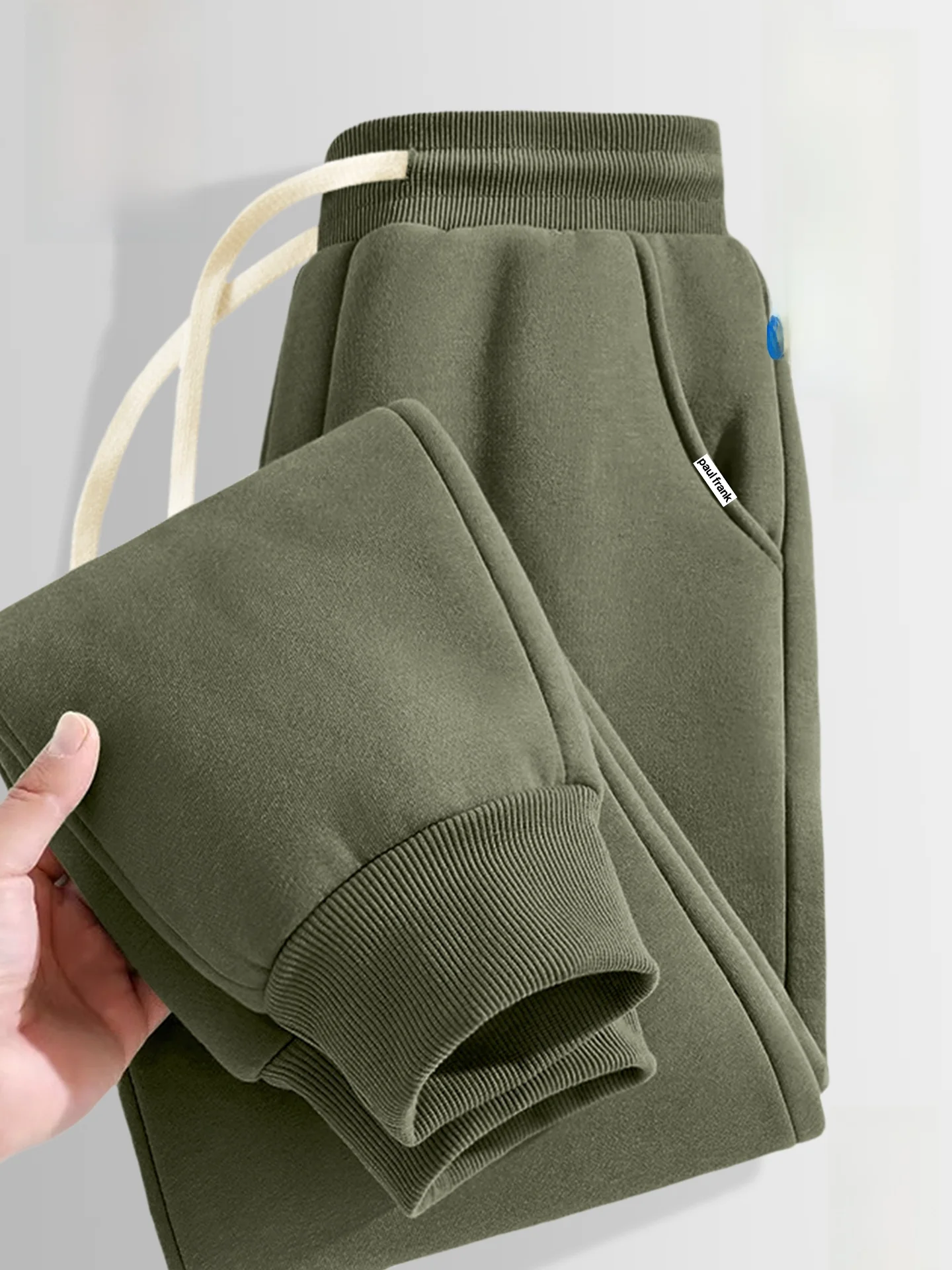 

Мужские комфортные повседневные спортивные брюки на весну, длинные, свободного кроя, с эластичным поясом, с принтом, из смесового хлопка и полиэстера, дышащие