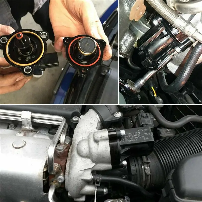 A58X-T9351 Blow Off Valve Diverter Adapter Spacer BOV Blow Off Valve Diverter Spacer For VW 2.0T DV TSI FSI MK5 GTI B7 - view 4