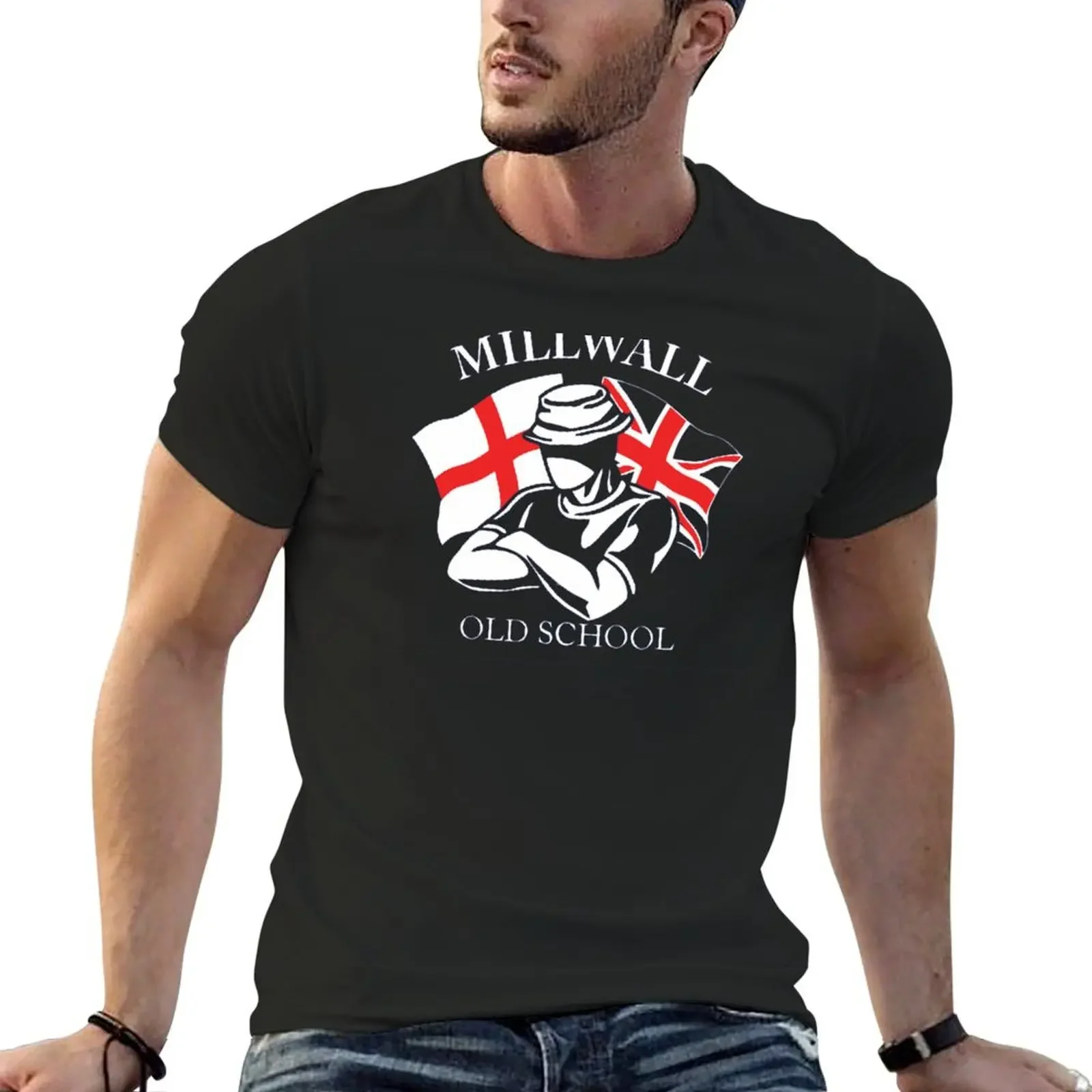 

Milwall Old School T-Shirt cute clothes vintage clothes T-shirts for men cotton