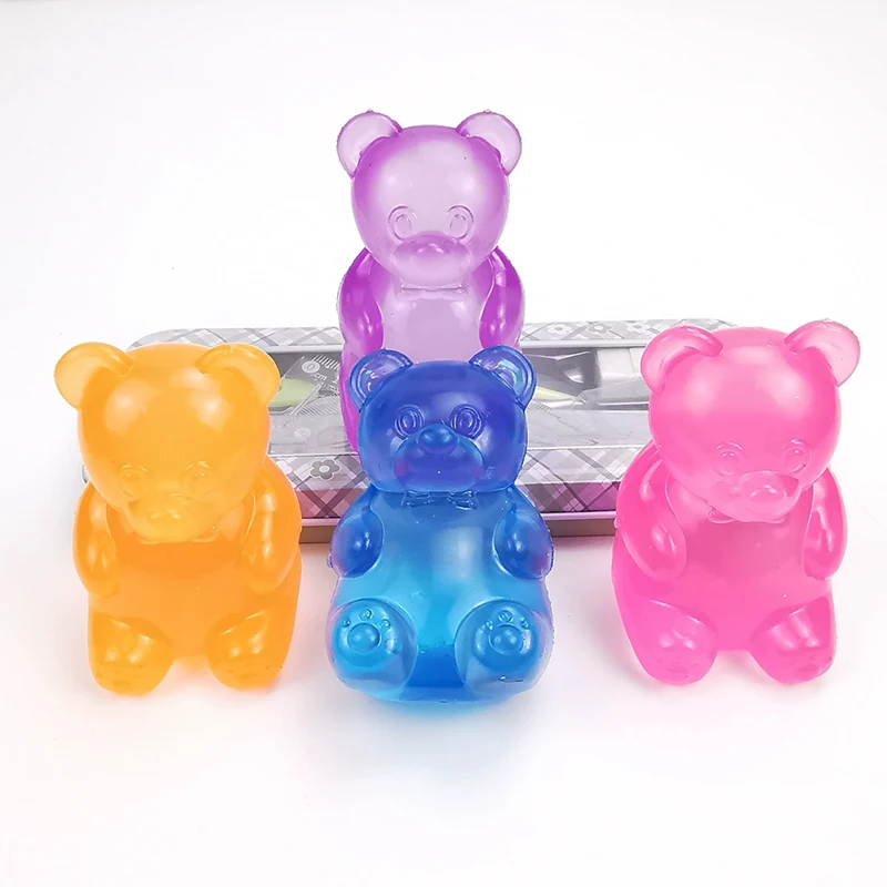 Cute Bear Nea Doh Sensory Fidget Cube Stress Relief Anxiety Sensory Tool For Focus ADHD & Office Desk Calming Gadget Squeeze Toy - view 2