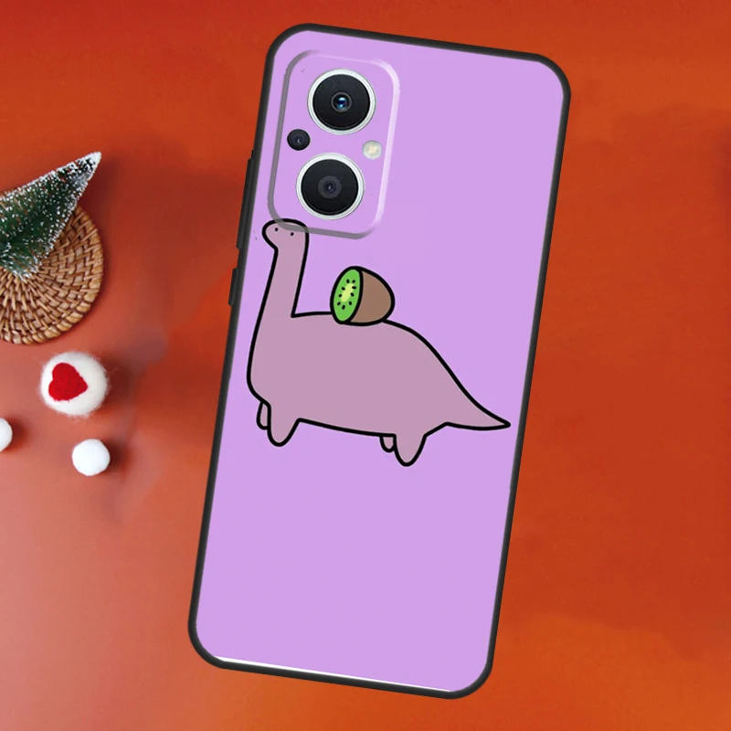 Fun Dinosaur Pattern Dino Funda For OPPO Reno 5Z 4Z 2Z 8T 4 5 6 7 8 Lite 10 Pro OPPO Find X6 Pro X2 X3 X5 Lite Case