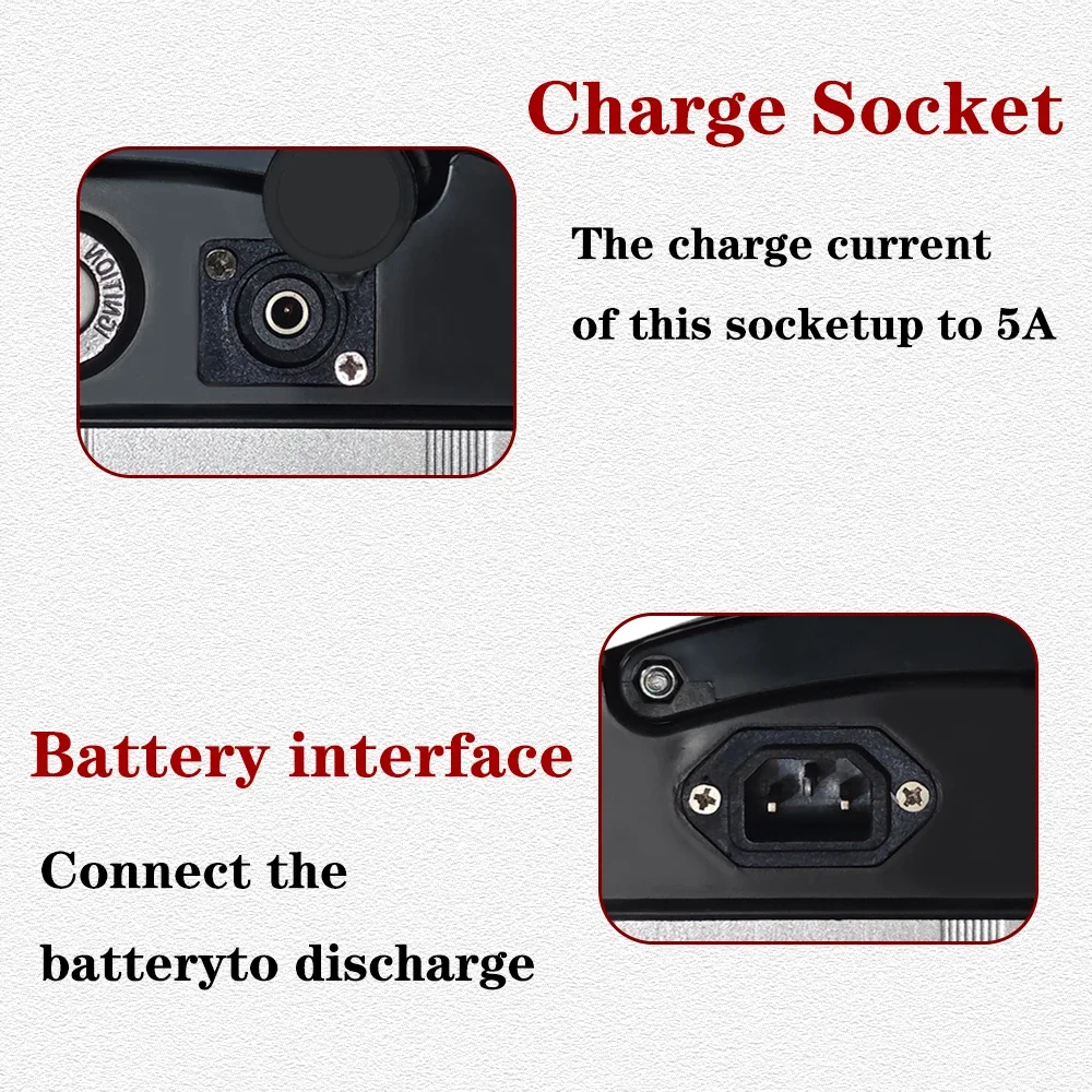 ก้อนแบตเตอรี่36V 10000mAh/15000mAh/20000mAh พร้อมกล่องอลูมิเนียมล็อคกันขโมย