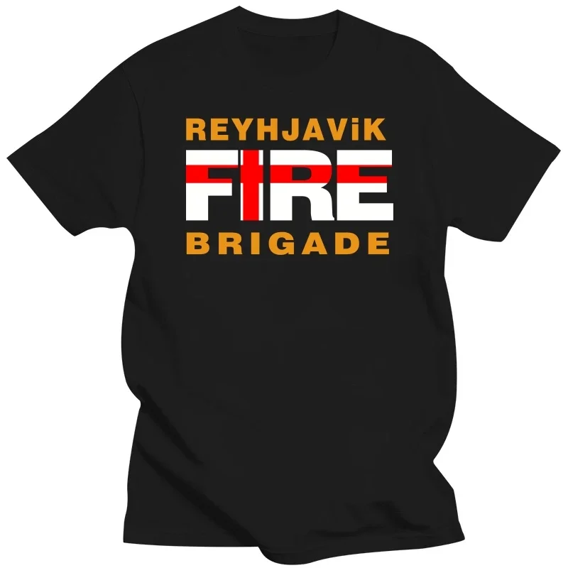 2024 Hot Sale New Iceland Reykjavik Fire Brigade Firefighter Department Navy T-shirt S-3xl Haokan