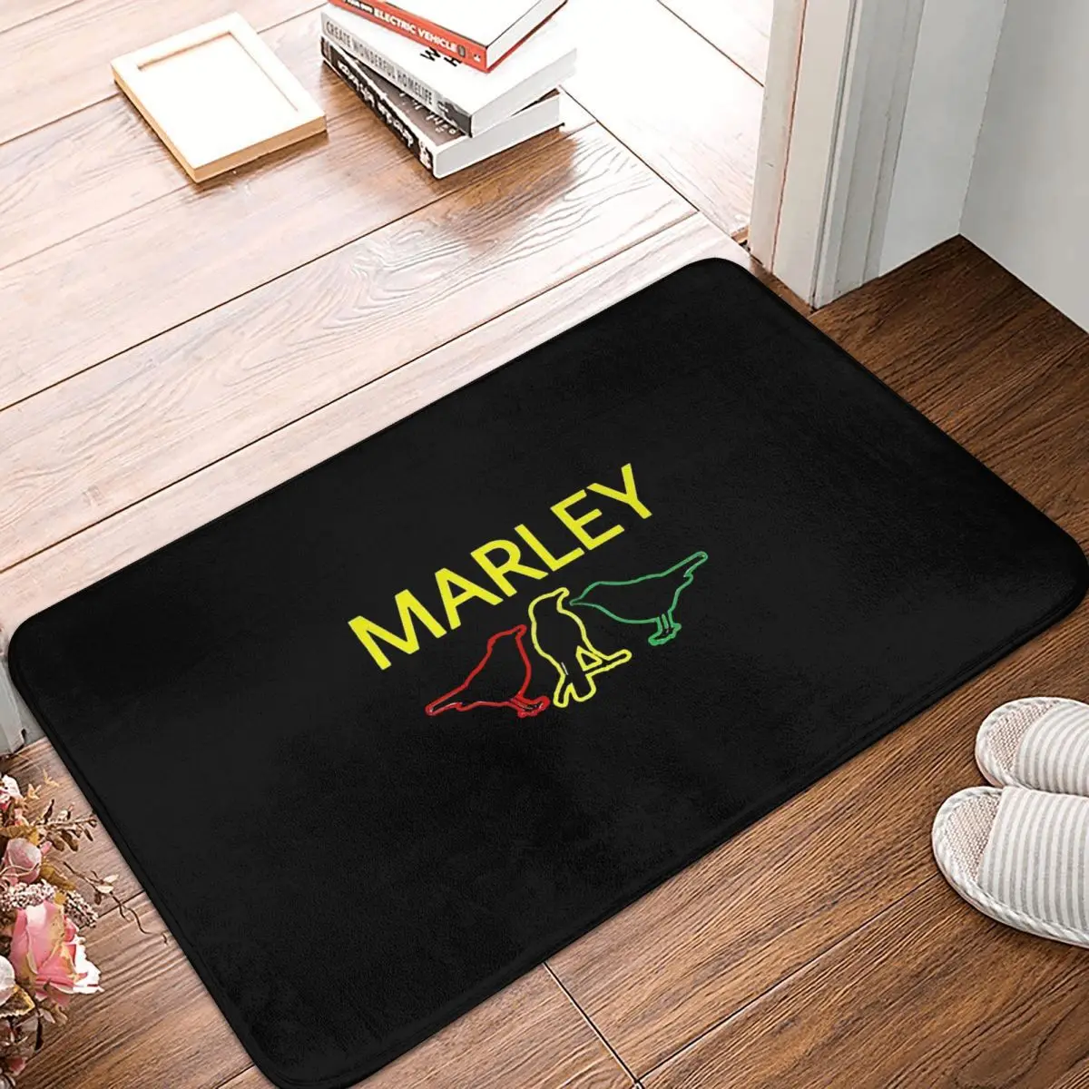 Marley Dont Worry About A Thing Bathroom Mat Ajax Bob Marley Doormat Kitchen Carpet Outdoor Rug Home Decoration