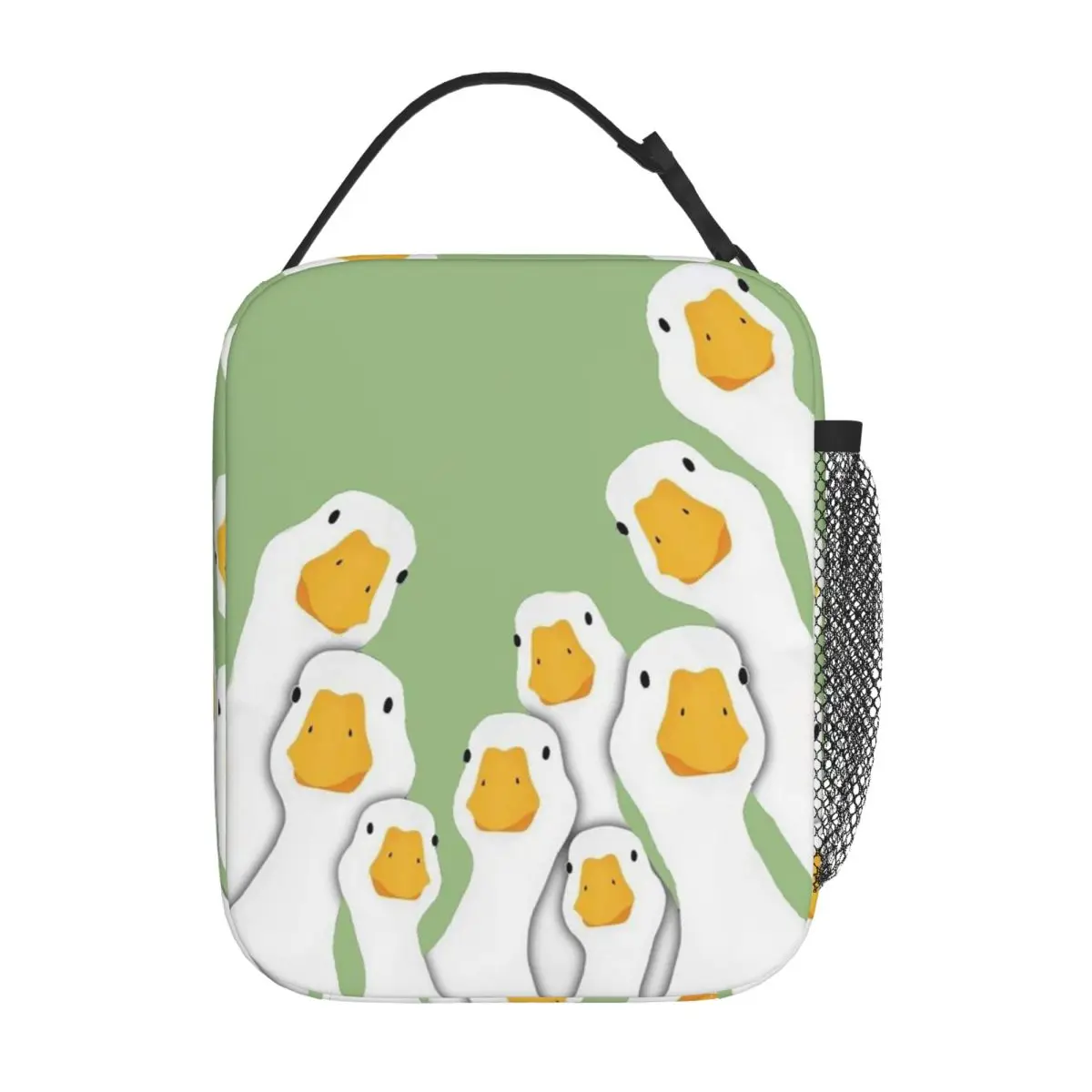 Cartoon Popular Goose Animal Insulated Lunch Bag for Kids School Cooler Thermal Food Box Tote Portable Lunch Boxes Container