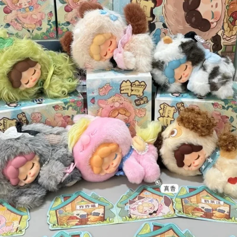 Caja Sorpresa Original de la Serie Wendy Fluffy Pasture Fun Garden, Figura Coleccionable Adorable, Adorno de Escritorio, Regalo de Cumpleaños, Juguetes Nuevos