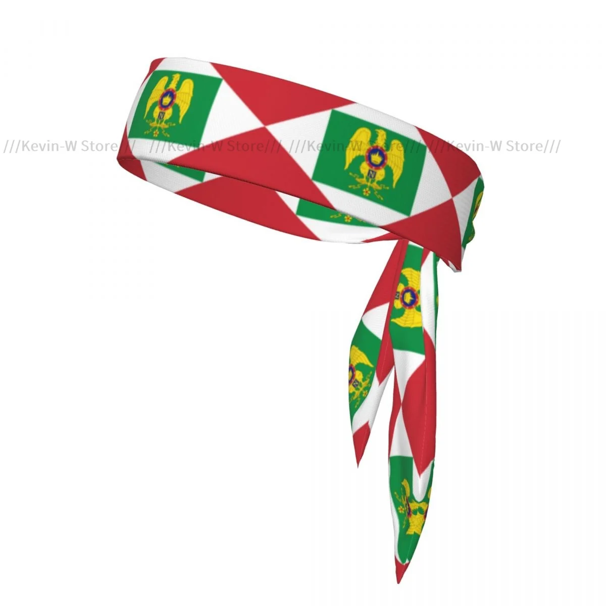 Head Tie Sports Headband Flag Of The Napoleonic Kingdom Of Italy Athlete Sweatbands Head Wrap For Working Out Running Yoga