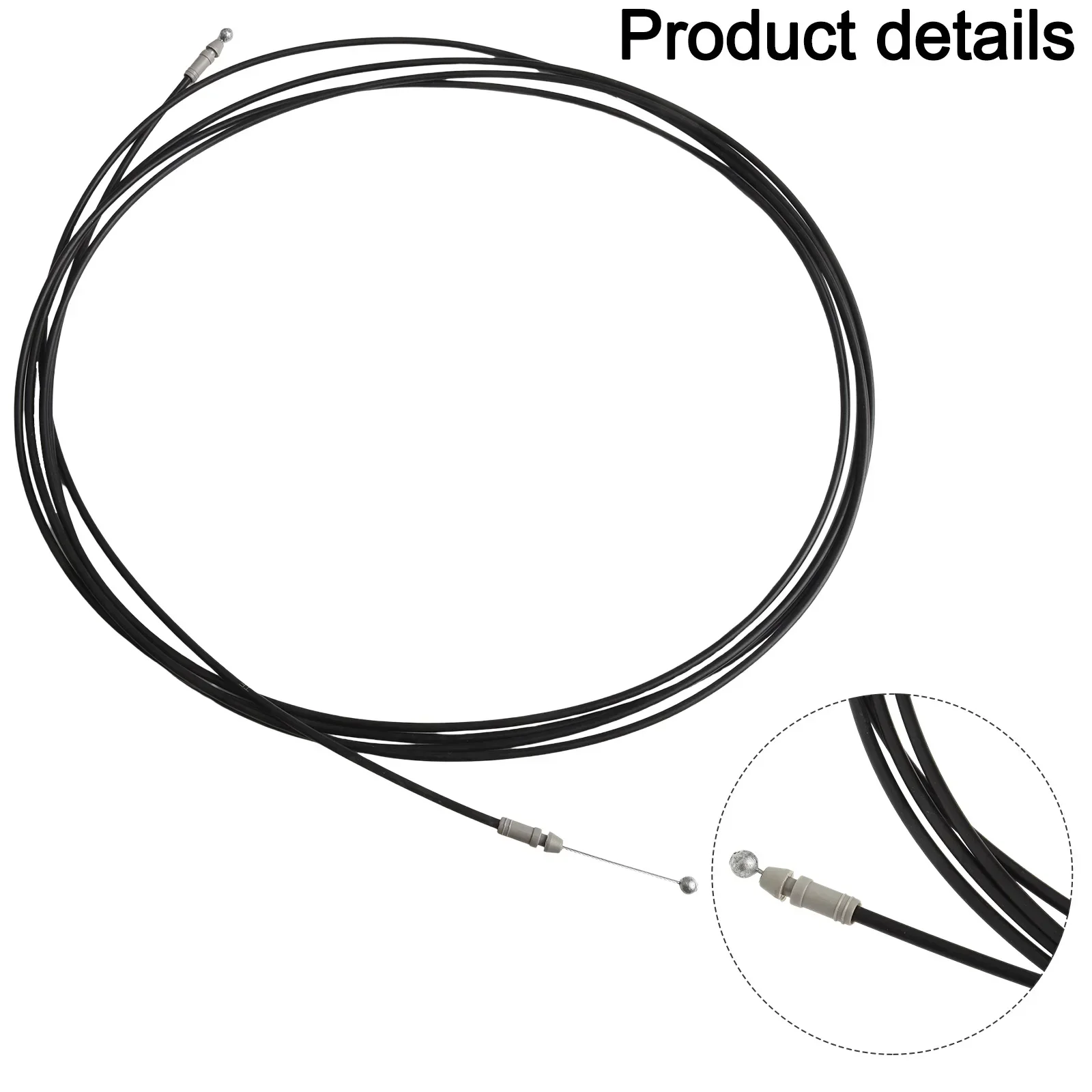 

Trunk Lid Release Cable Replacement 64607-06190 Auto Parts Black Car Accessories Kit Metal For Toyota Easily Install