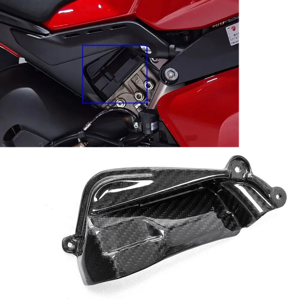 

For Ducati Panigale V4 V4S V4R Streetfighter V4 V4S 2018-2023 Motorcycle Accessories Right Cam Cover Carbon Fiber Fairing Cover