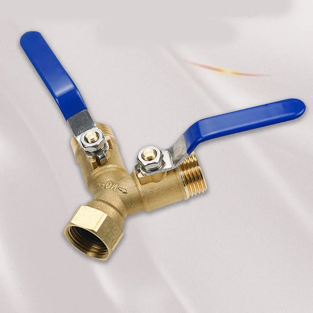 

Plant Protection Agriculture High Pressure Nozzle Long Handle Y Valve Indepent Value Brass Two-way Irrigation Spray Head