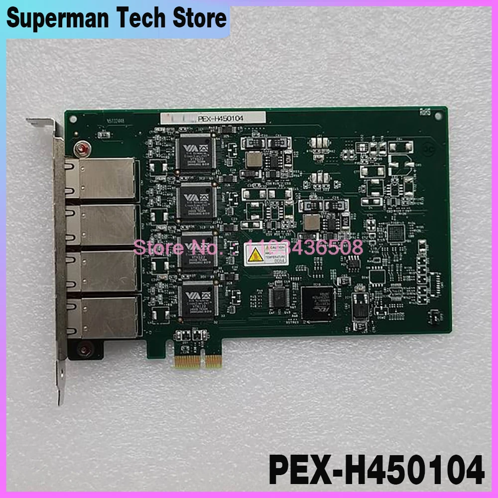 For Interface PCIE 4 Network Port Image Acquisition Card Industrial Card PEX-H450104 Switch control signal sensor PEX-H450104 