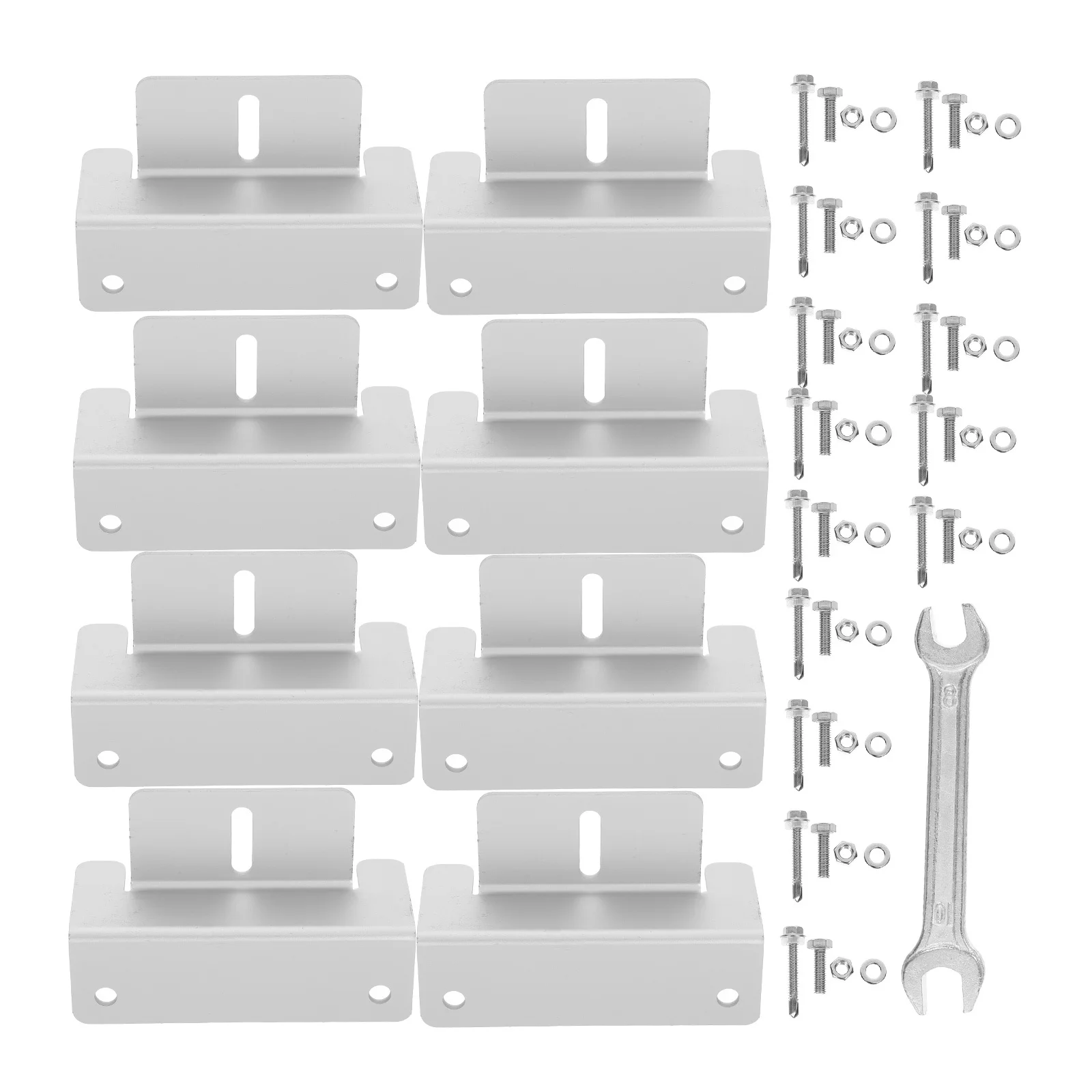 

8pcs Brackets Aluminum Alloy Z Bracket For Rv Roof Solar Panel Mounting Brackets Roof Solar Panel Mounting Hardware Support