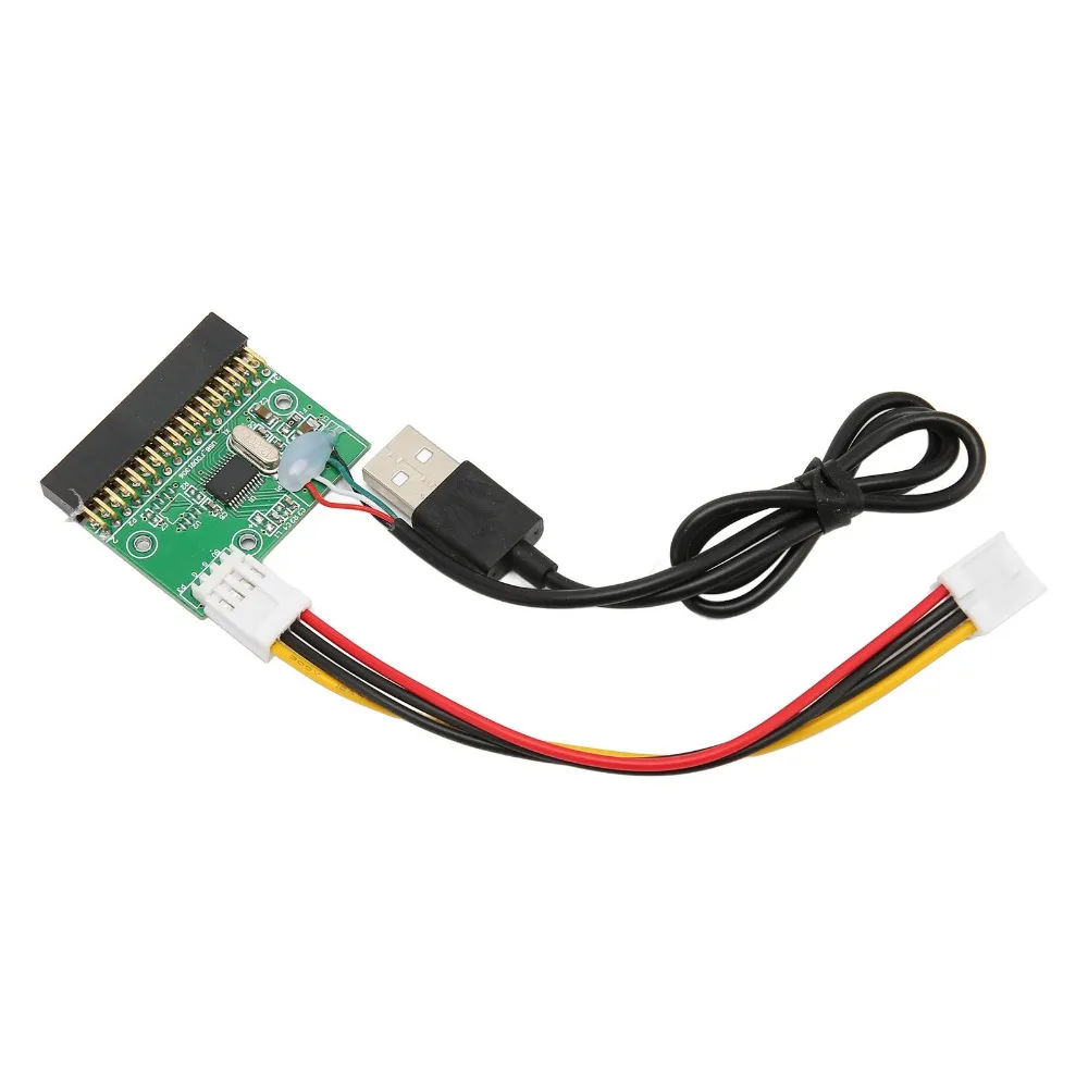 

Practical 1.44MB Floppy Drive Connector 34 PIN Plug and Play USB Cable Adapter Cable Connector Indoor