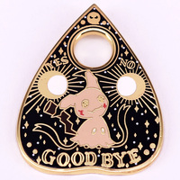 Cute Elf Ouija Planchette Badge Witch Divination Pin Halloween Fashion Jewelry Decoration